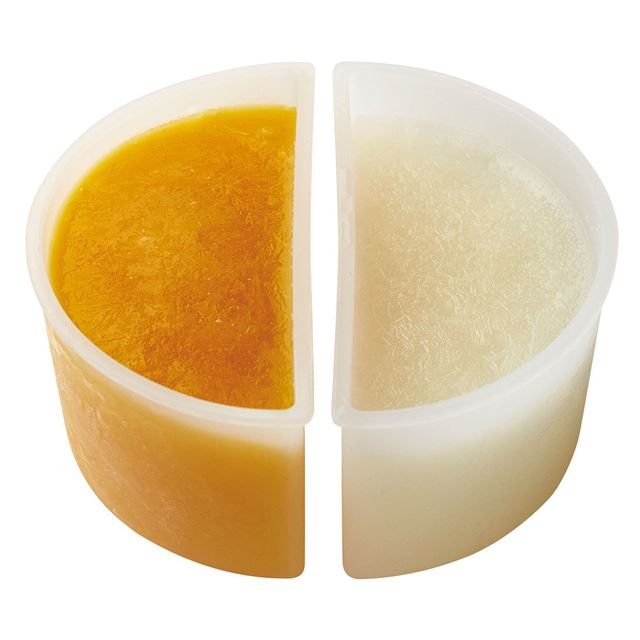 ドウシシャ、2色のかき氷が出てくる「電動ふわふわ とろ雪かき氷器」