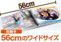 ���J����56cm�̃��C�h�T�C�Y