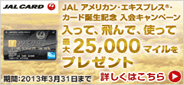JAL アメリカン・エキスプレス・カード プラチナ