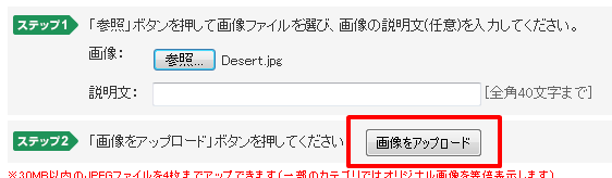 画像投稿