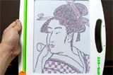 お絵かきボード「せんせい」が2色に進化! プロが本気で描いてみた