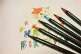 ペン感覚で水彩画! 日本の伝統色を毛筆に閉じ込めました
