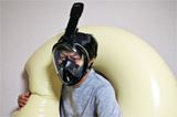 シュノーケルで鼻呼吸!? フルフェイスマスクが日本上陸です