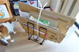 かさばるダンボールを一括収納&ゴミ出しラクラクのグッズ発見!