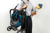 片手でパタンとたためる超画期的ベビーカー「ピジョン PATTAN」を体験してきました!