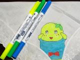 耐水性に優れた布用マーカーで、手持ちの服を簡単にリメイク!