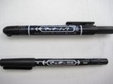 あのおなじみ油性マーカーがノック式になった!片手で使えるぞ!