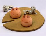かえるの顔がぴょこぴょこ。ギフトにも◎なおまんじゅう