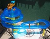 大興奮! ウォータースライダー型の流しそうめん器だと!?