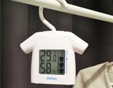 部屋干し、乾くかな? がひと目でわかるお洗濯用の湿温度計