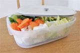 冷蔵庫内を華麗に仕分け! キュートで容量たっぷりの密閉容器