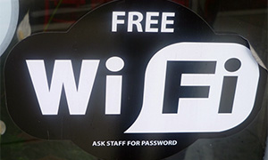 Free-Wifiステッカー