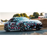 トヨタ スープラ 新型、プロトタイプの走行シーン…グッドウッド2018