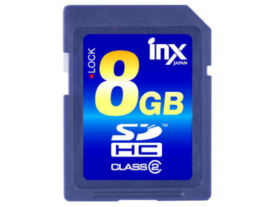 INX-SDHC08GC2 (8GB) �̐��i�摜