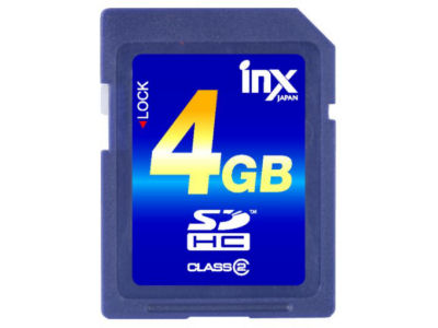 INX-SDHC04GC2 (4GB) �̐��i�摜