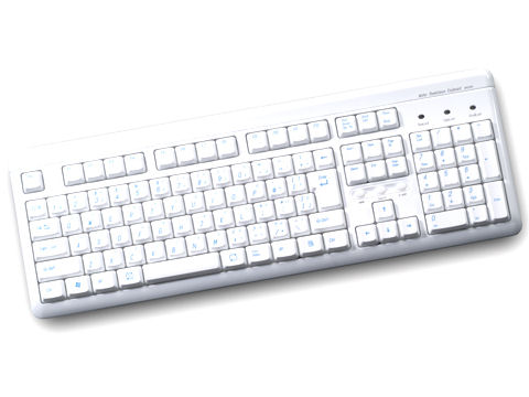 Water Resistance Keyboard WRKB108WH (�z���C�g) �̐��i�摜