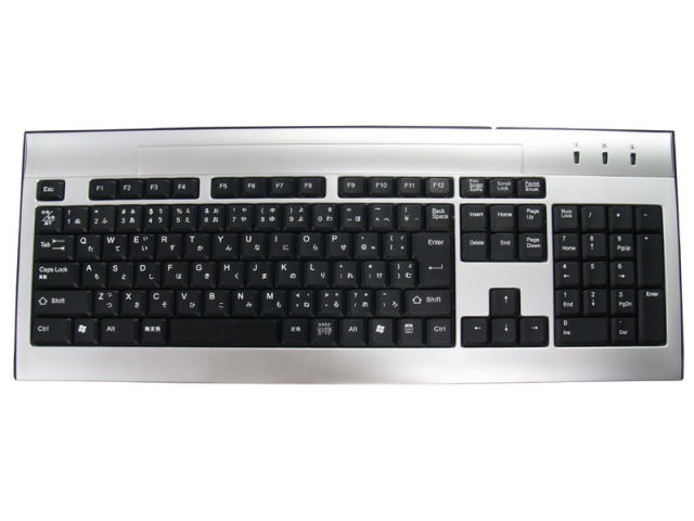 Slim Pure Keyboard ���{��� SCKB07-PANTO-SLBK (�V���o�[�u���b�N) �̐��i�摜