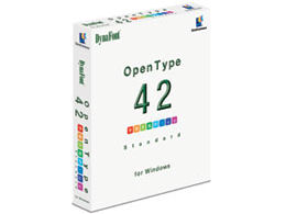 DynaFont OpenType42 �菑���� Plus Standard for Windows �̐��i�摜