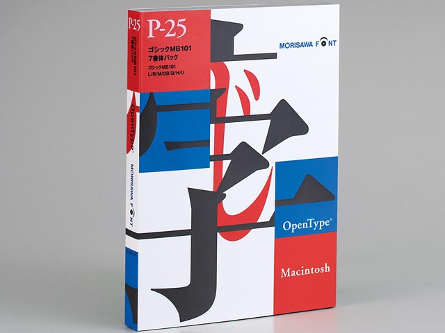 OTF P25 �S�V�b�NMB101 7���̃p�b�N Mac�� �̐��i�摜