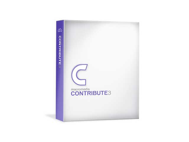 Macromedia Contribute 3 ���{��� �̐��i�摜