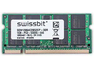 SETN667-1024C (SODIMM DDR2 PC2-5300 1GB) �̐��i�摜