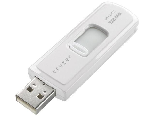 Cruzer Micro SDCZ6-512-J65WT (512MB �z���C�g) �̐��i�摜