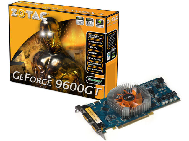 ZOTAC GeForce 9600GT SYNERGY - 512MB GDDR3 ZT-96TES4P-FDR (PCIExp 512MB) �̐��i�摜