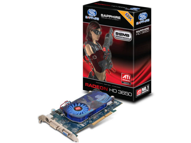 SAPPHIRE RADEON HD 3650 512MB GDDR3 AGP (AGP 512MB) �̐��i�摜