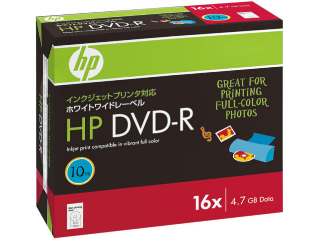 DVD-R4.7HPWBX10P (DVD-R 16�{�� 10���g) �̐��i�摜
