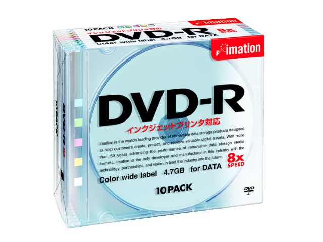 DVD-R4.7PCAx10P (DVD-R 8�{�� 10���g) �̐��i�摜