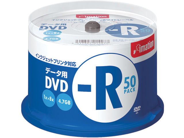 DVD-R4.7PWAx50SL (DVD-R 8�{�� 50���g) �̐��i�摜