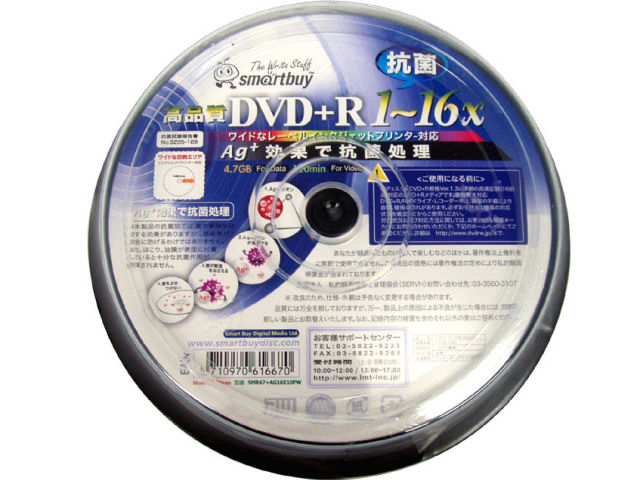 SMR47+AG16X10PW (DVD+R 16�{�� 10���g) �̐��i�摜