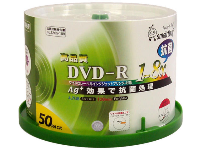 SMR47-AGC8X50PW (DVD-R 8�{�� 50���g) �̐��i�摜