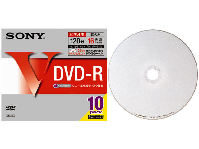 10DMR12HPSH (DVD-R 16�{�� 10���g) �̐��i�摜
