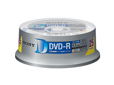 25DMR47HPXH (DVD-R 16�{�� 25���g) �̐��i�摜