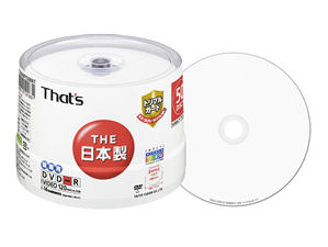 DR-120WWY50BNT (DVD-R 16�{�� 50���g) �̐��i�摜