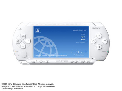 �w���j���[�\��2�x PSP �v���C�X�e�[�V�����E�|�[�^�u�� �Z���~�b�N�z���C�g PSP-1000CW �̐��i�摜