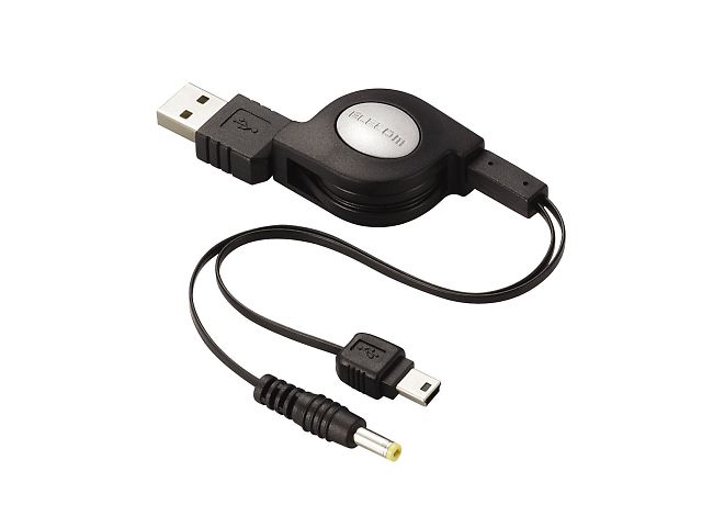 PSP�pUSB�[�d�P�[�u��+�ʐM�P�[�u�� MG-CHARGE/USBDC �̐��i�摜