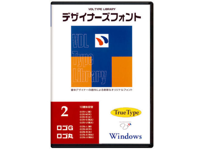 VDL Type Library デザイナーズフォント TrueType Macintosh Vol.6 ギガJr/ギガ丸Jr (10書体