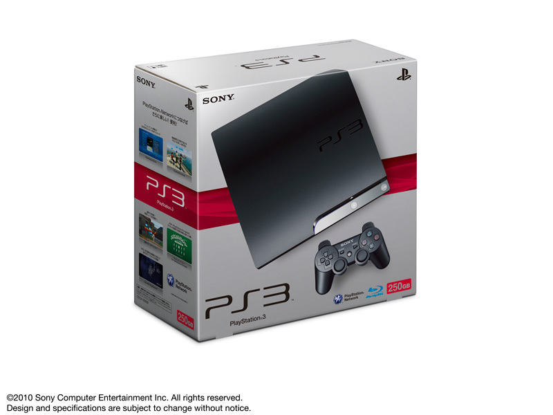 �w�p�b�P�[�W�x �v���C�X�e�[�V����3 HDD 250GB �`���R�[���E�u���b�N CECH-2000B �̐��i�摜