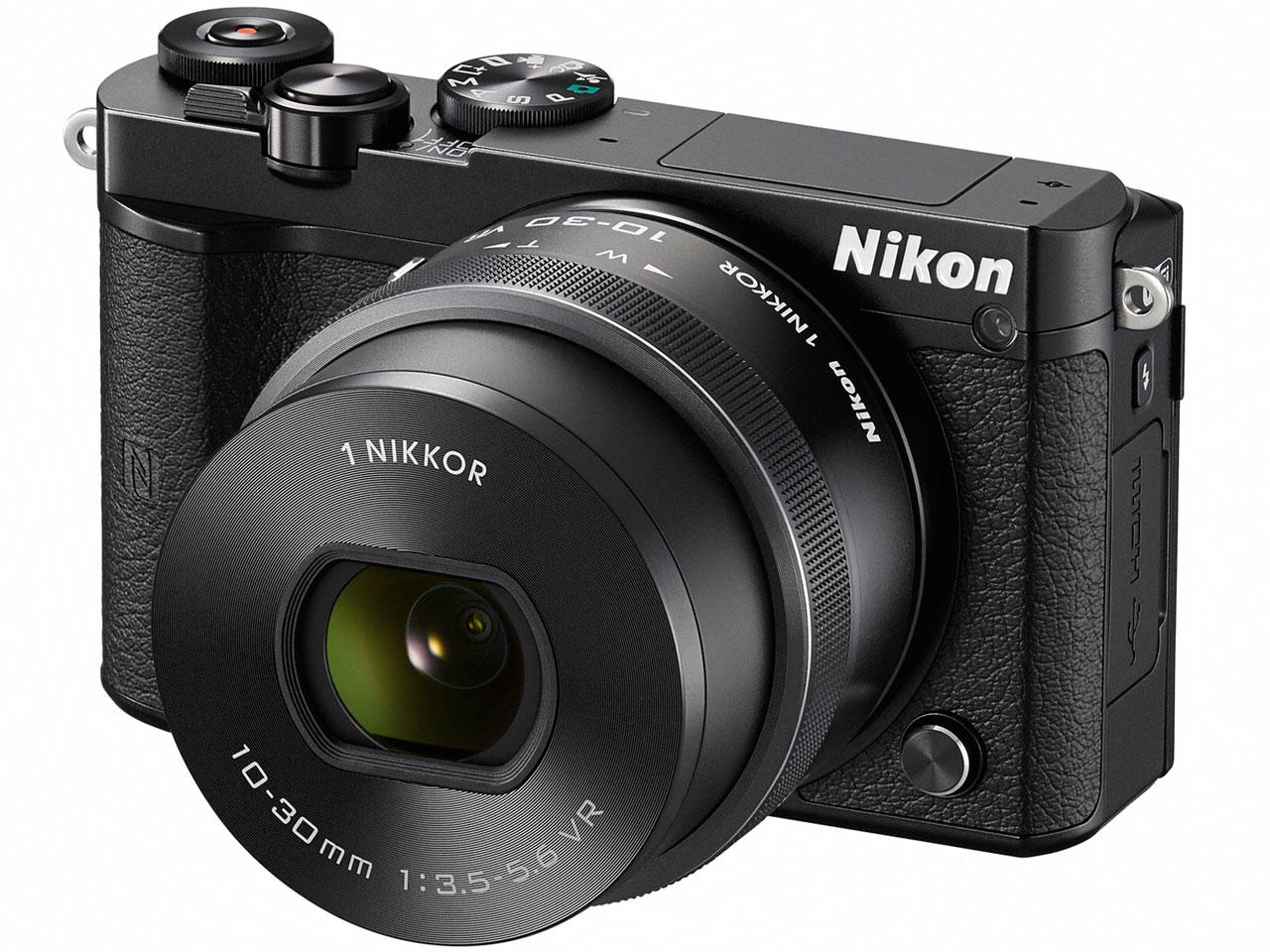 価格.com - Nikon 1 J5 標準パワーズームレンズキット [ブラック] の製品画像