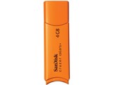 cruzer colors+ SDCZ23-004G-J65O (4GB �I�����W) ���i�摜
