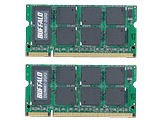 D2/N667-S1GX2/E (SODIMM DDR2 PC2-5300 1GB 2���g) ���i�摜