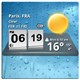 3D Digital Weather Clock