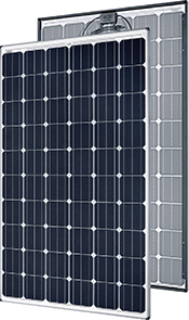 SOLARWORLD SW 275 mono ダブルクリアガラスモジュール