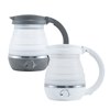 「折りたためる電気ケトル 温度調節付き 600ml MBE-TK07」