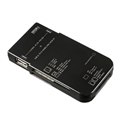 [ADR-MLT5HBK] USBハブポートを備えた46メディア対応カードリーダー（ブラック）。価格は4,704円（税込）