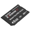 [Extreme IIIメモリースティックPRO-HG Duo カード 8GB] 毎秒30MBで転送可能なメモリースティック PRO-HG Duo（8GB）。価格はオープン