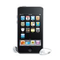 [iPod touch] 3.5型タッチスリーン液晶/音量コントロールボタン/内蔵スピーカーを搭載したポータブルオーディオプレーヤー。価格は27,800〜47,800円（税込）