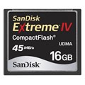 [SanDisk Extreme IV 16GB] コンパクトフラッシュExtreme IVシリーズの16GB版。価格はオープン